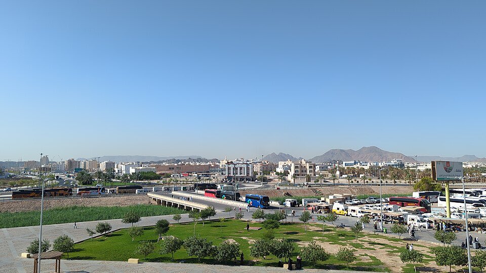 Mount Uhud on the edge of Madinah.